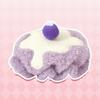 Plush Clothes and Hat for 10cm Plush Toys, Oshikatsu Goods, Ice Cream Pancake, Blueberry, Purple [Used]