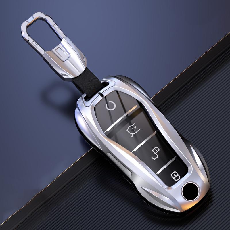 Metal Auto Smart Key Fob Case Cover Mount Housing Remote Bag Fit For Byd New Atto 3 Atto 2 Song Pro Shark 6 Dolphin Mini Seal U Sealion 7 Ev