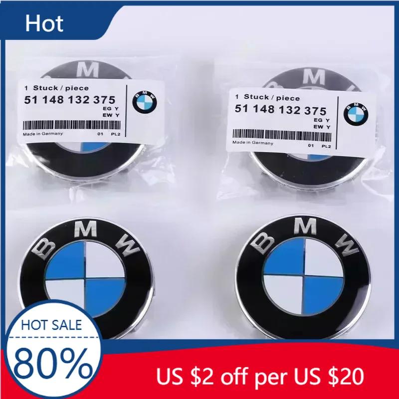 New 4PCS/Set 56mm 68mm BMW Emblem For BMW Wheel Hub Caps For BMW 3 Series 5 Series E60 E90 F10 F30 E46 E39 X5 E53 E70 E38 Z