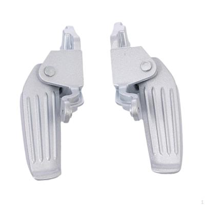 Motorcycle Foot Pegs Pedals Nonslip Modified Multipurpose Parts Stable for Passengers Foldable