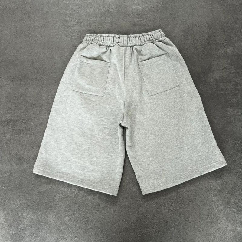 European and American street embroidery men's loose shorts