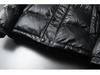 Doudoune à capuche décontractée et tendance pour homme, style européen, hiver 2025 - Duvet de canard blanc