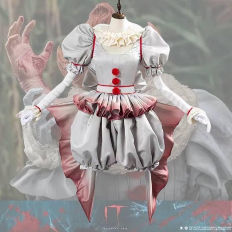 Cool Anime Destiny Joker 2 Panny Wise Cosplay Halloween Factory Stock Costume