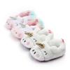 Cute Baby Girl Boy Indoor Warm Cotton Shoes Unicorn Home Slippers Spring Autumn Plush Soft Sole Non-slip Infant Prewalker Shoes