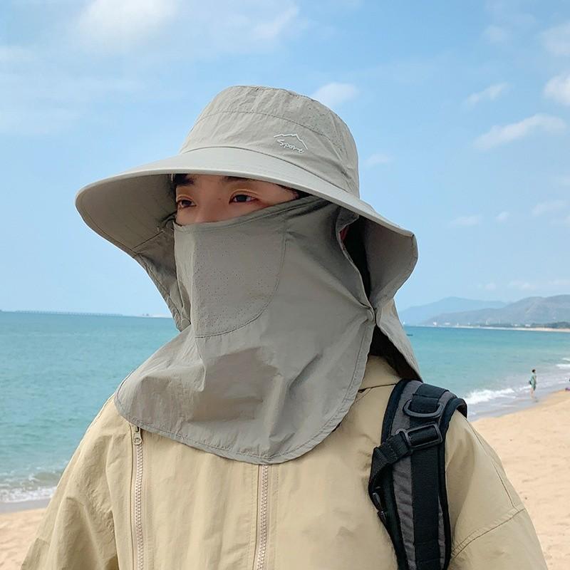 Summer Sun Protection Fisherman Hat With Large Brim For Outdoor Fishing And Hiking