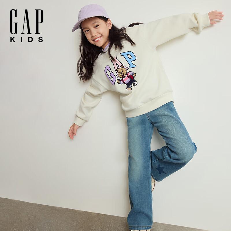 Gap Girls Faux Two-Piece Fleece Sweatshirt 140/68