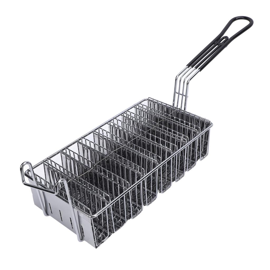 Taco Shell Fryer Holds 8 Shells Front Hook Safety Long Handle Stainless Steel U Shape Taco Fryer Holder Rack