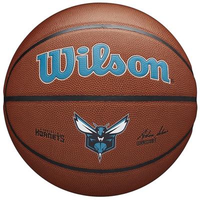 Wilson Team Alliance Charlotte Hornets Ball, Unisex Brown Basketball
