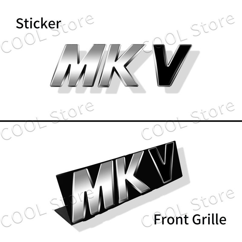 3D Metal MKIV MKV MKVI Logo Car Fender Emblem Rear Tail Trunk Badge Sticker For Volkswagen Golf MK4 MK5 MK6 MK7 Jett Passat