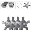 For Audi A4 4Pcs Car Wheel Center Hub Caps Five Claws Wheel Center Cap Hub Cover For Audi6 Q2 Q7 A3 B5 B B7 B8 B9 8P 8V 8L A5 A4 C6 C5 Q5 Q3