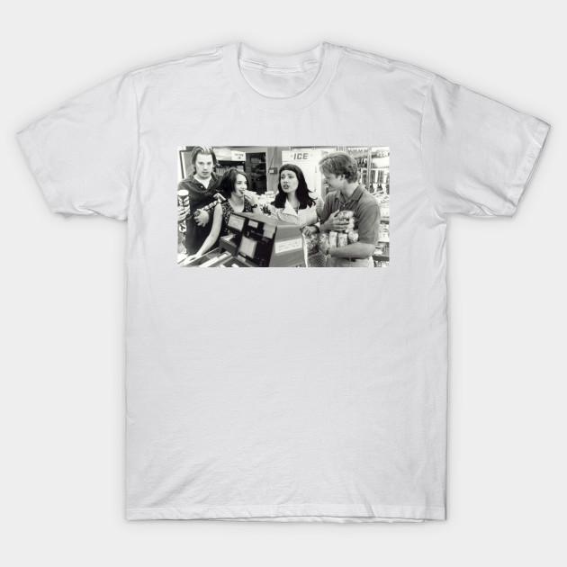 

Men Black Print T-shirt Reality Bites No-Cut Transfer Paper Print Cotton Tshirt 4XL