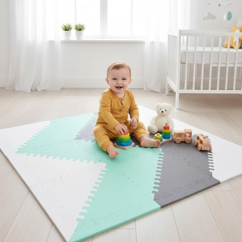 Foam Mat Puzzle for the Floor Protective Mat Foldable for Children Gift