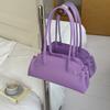 Dopamine Transparent Jelly Bag Solid Color Bowling Bag Travel Armpit Bags  Summer