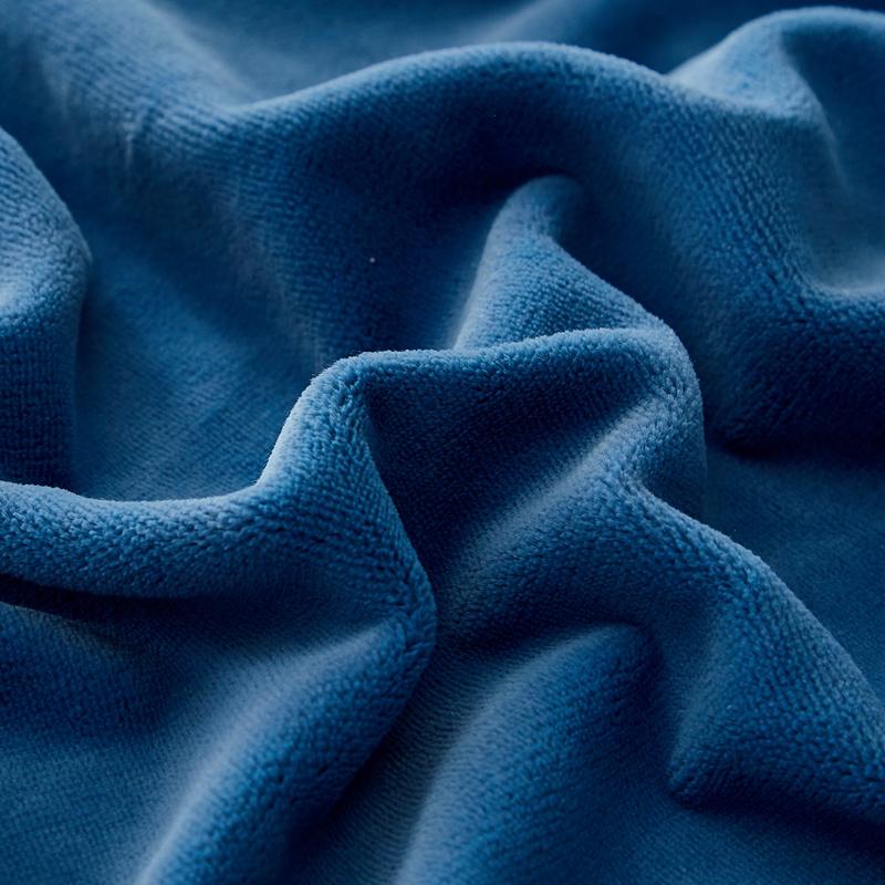 Nordic Style Simple Flannel Fitted Sheet High Density Print Winter Super Soft Velvet Mattress Cover Bed Sheet with Elastic Band
