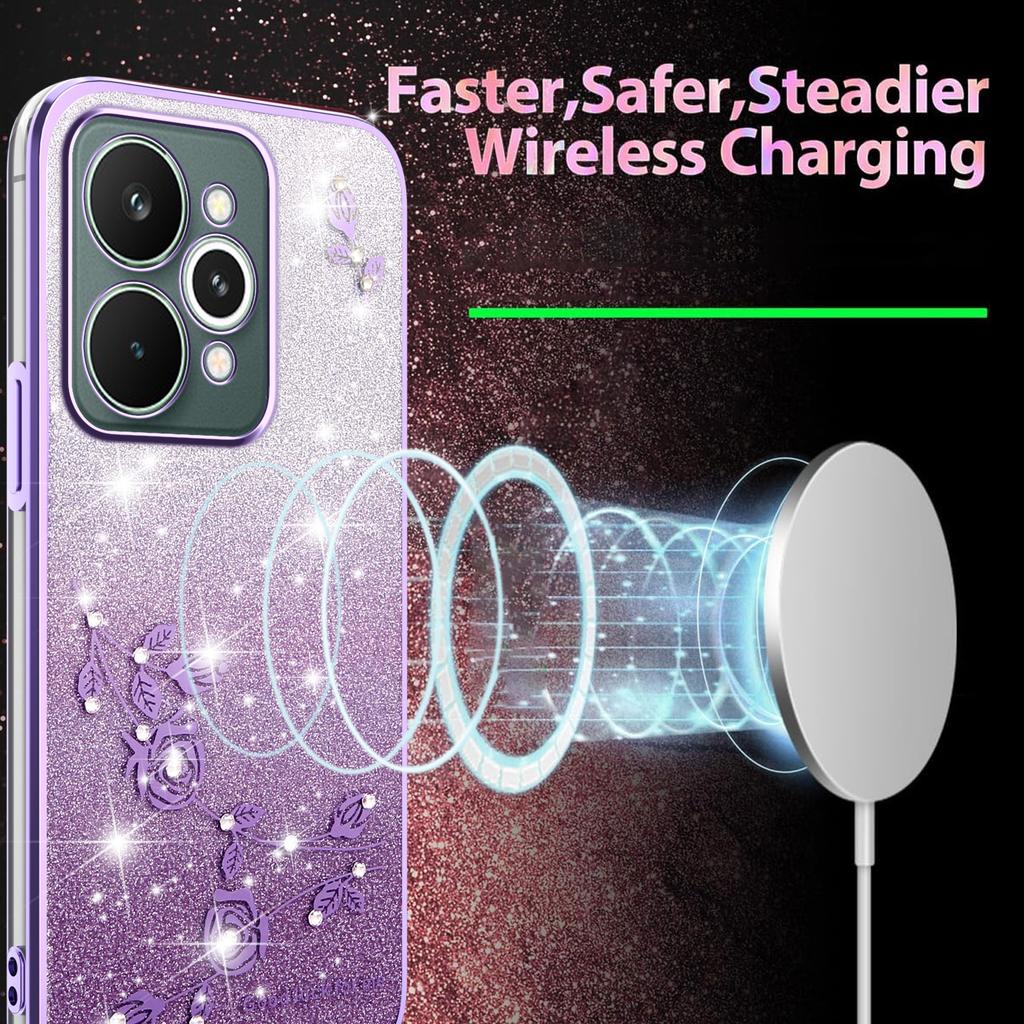 For Realme 15 Pro 5G Case Flower TPU Flexible Gradient Phone Cover