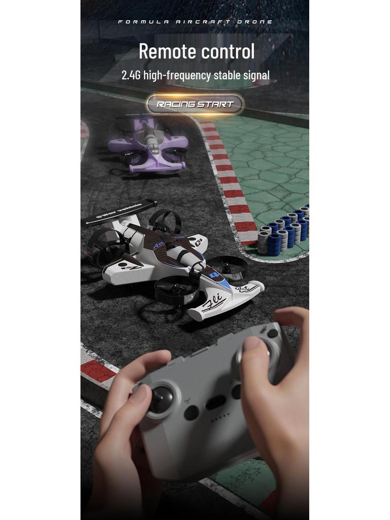 Dual-Use Remote Control Drift Car & Stunt Airplane Toy, Long Battery Life, Fixed-Height Drone Helicopter