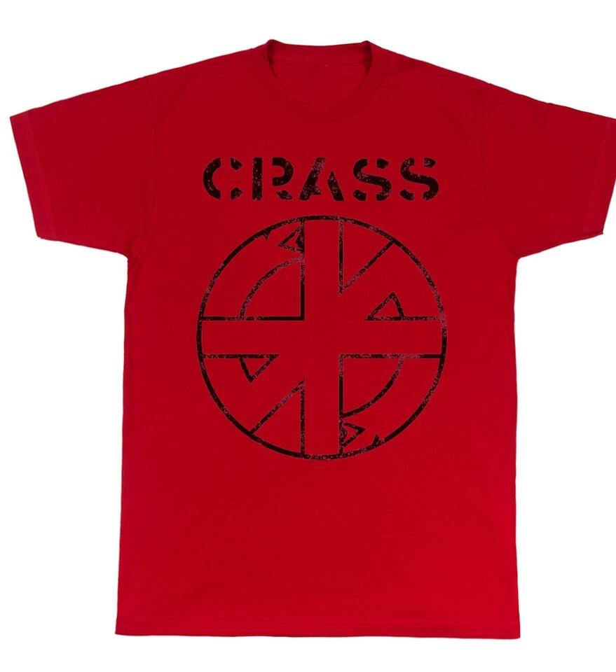 NEW Classic Crass Logo Gift For Fan Red Size S to 5XL T-Shirt XXXXL
