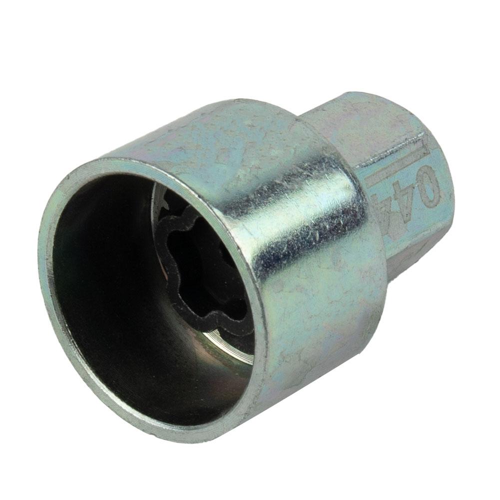 Wheel Lock Easy Installation and Removal with #44 Tire Wheel Lock Anti Theft Screw Lug Nut Bolt and Removal Key for BMW