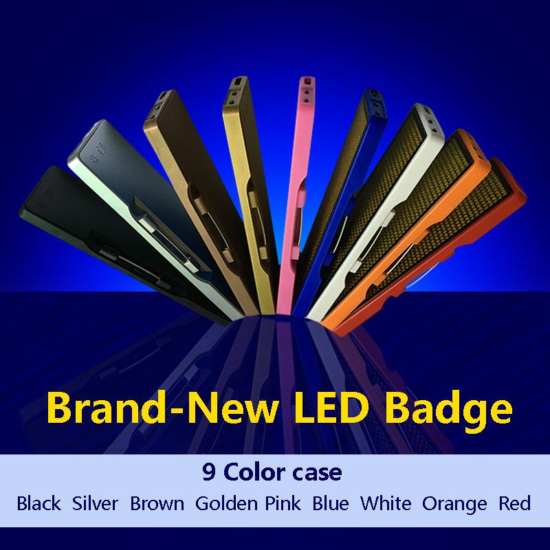 LED Name Badge with Scrolling Display for Employee IDs