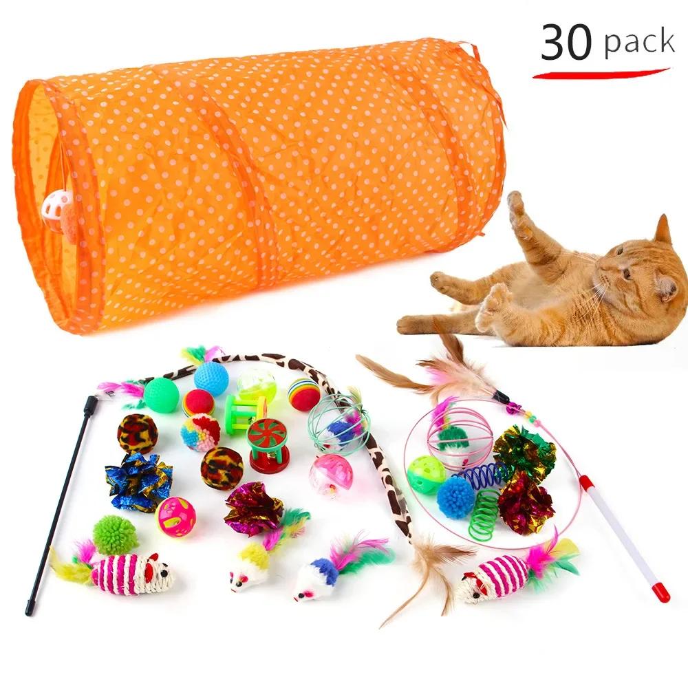 Katzenspielzeug, Bälle in Mausform, faltbar, für Katzen und Kätzchen, Spieltunnel, Chat, lustiges Katzenzelt, Mauszubehör, Simulationsfisch, Katzenzubehör