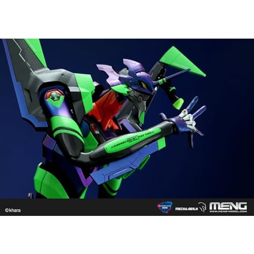GSI Creos Monmodel MEVA-001LH General-Purpose Humanoid Decisive Weapon, Artificial Human Evangelion Unit-01 Ver. 1.5, Iridescent Painted, Approximatel