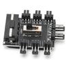 Fan Hub 3‑Pin Power Supply Integrated Adapter Cable 1 To 8 Splitter for Computer CoolingIDE Power Supply