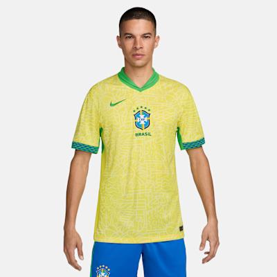 Nike Brazil 2024 Stadium Home Men s Nike Dri-FIT Soccer Replica Jersey M