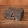 Vintage Girl Wooden Storage Box With Lid Jewelry And Organization Accessories