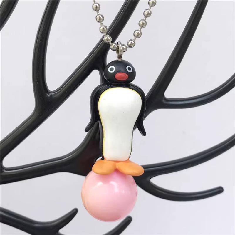YUJIN Penguin Family Capsule Toys Genuine  PINGU Cute Colourful Candy Snack Bag Food Play  Aromatherapy Keychain