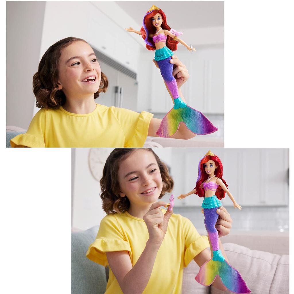 DisneyDisney Prinzessin Arielle Bewegen und Spielen Meerjungfrau [PuppePuppe] [Beweglicher Schwanz] [Ab 3 Jahren] HPD43