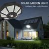 168LED Solar Lights Outdoor 3 Modes Surfaces Flood Light with Motion Sensor Waterproof Solar Powered Wall Lamp for Yard Garden