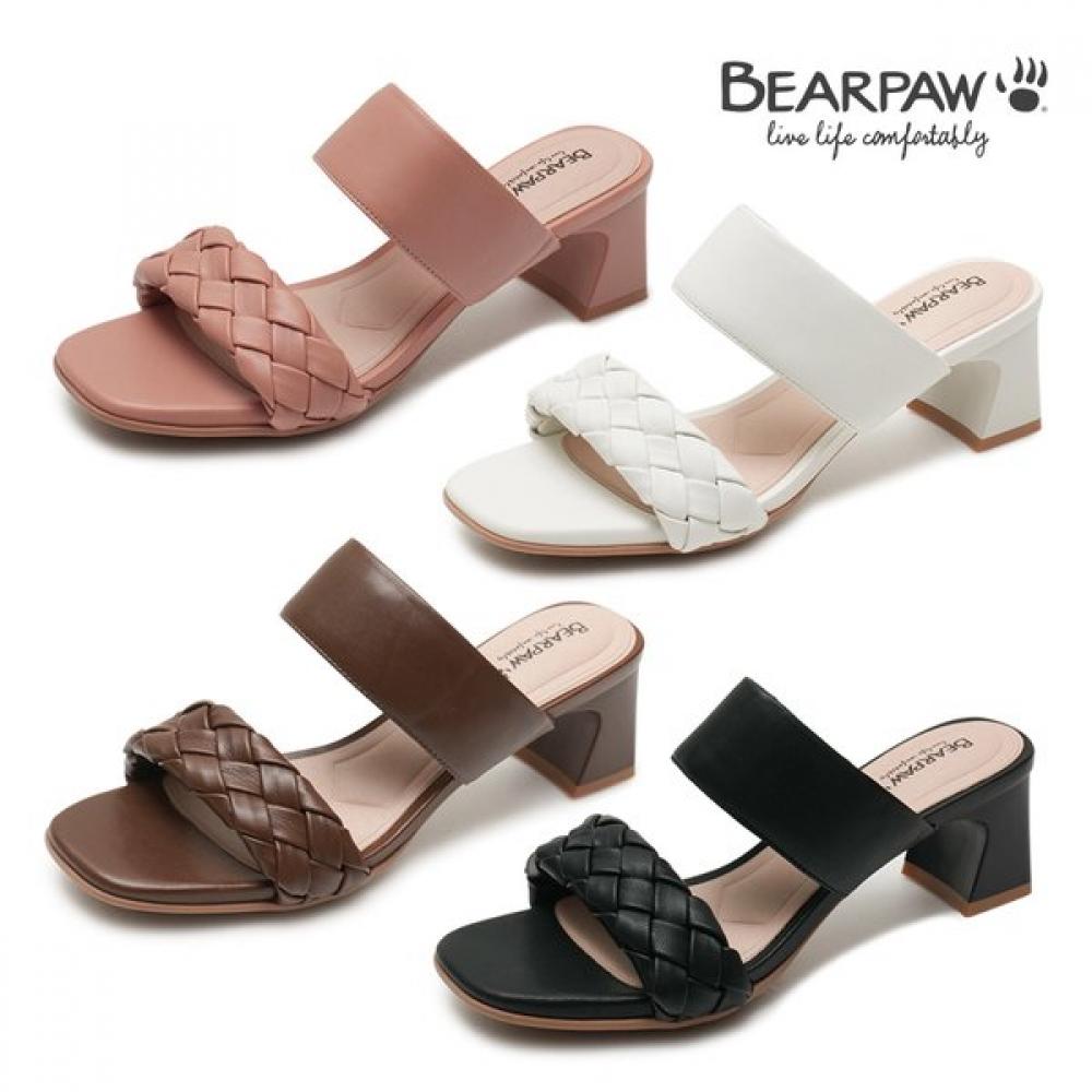 Bearpaw Black Two Band Slipper K1907pbw blacks/230