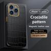 Genuine Cowhide Leather for Magsafe Phone Case for iPhone 15 14 Pro Max 15Pro 14Pro Full Protection Magnetic Back Cover