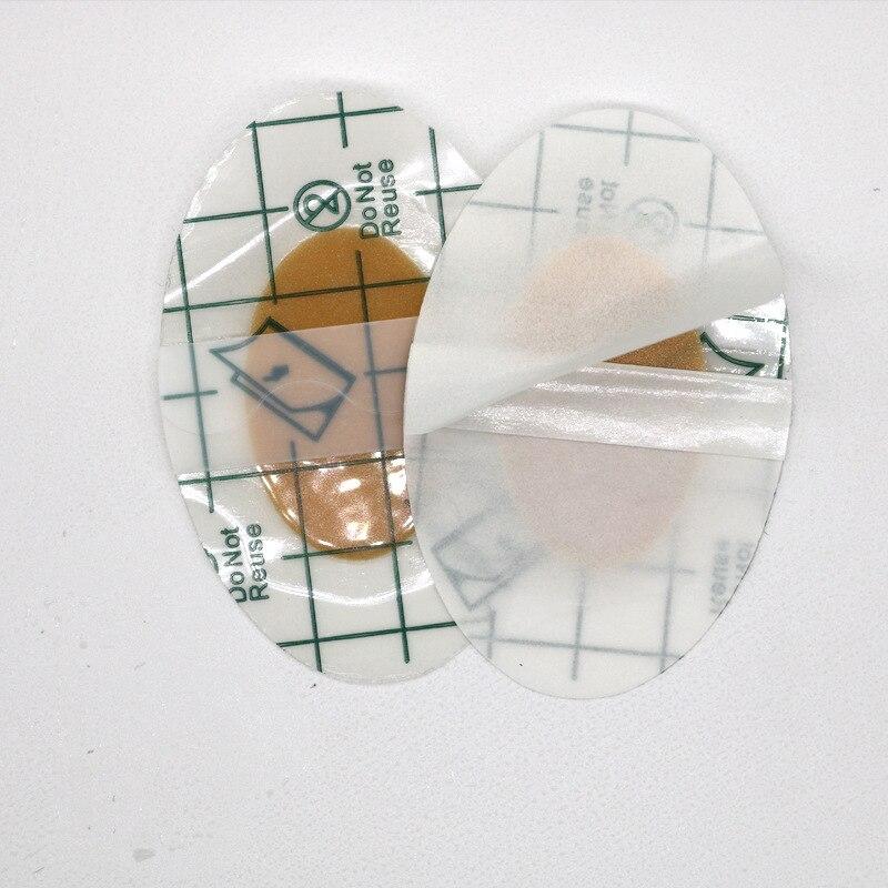 20Pcs Waterproof PU Film Invisible Foot Stickers Anti-wear Foot Stickers Baby Swimming Ear Protectors Bath Waterproof Ear Stickers