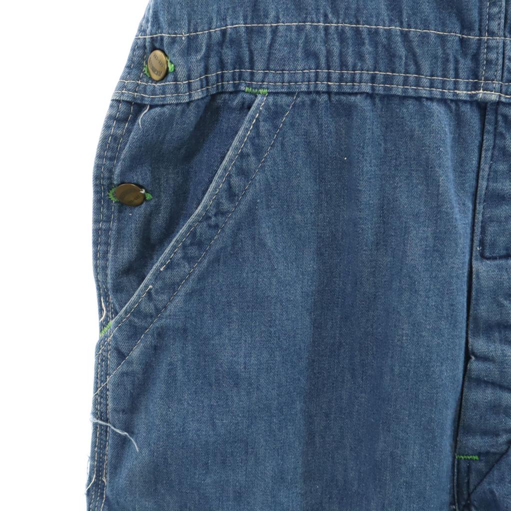 WASHINGTON DEE CEE 80s Vintage Denim Overall Wash Blue Painter Men's Used