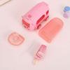 500ml Bus Plastic Water Bottle Cartoon Children Water Jug Car Bear Design Water Cup  Home Use