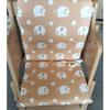 Infant Dining Chair Cushion Soft Comfortable Fabric Fun Solid/Cartoon Pattern Pad Nonslip Safe for Baby and Toddler