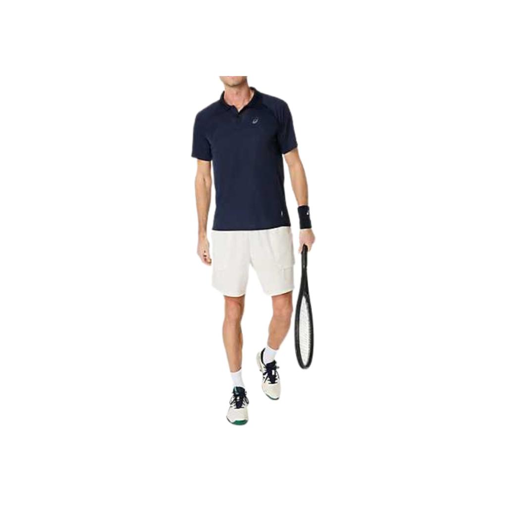 Asics Match Actibreeze Comfortable Versatile Trendy Fashion Short Sleeve Polo Shirt Men tops 2041A365-400
