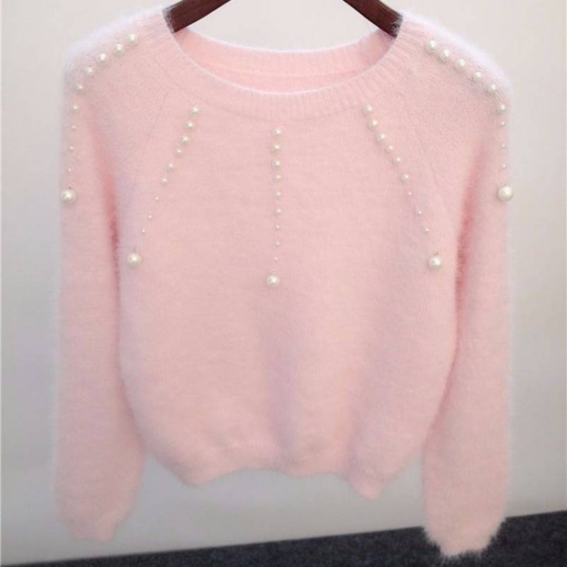 Autumn and winter loose twist thick thread knitted sweater new turtleneck casual style thickened outer sweater women