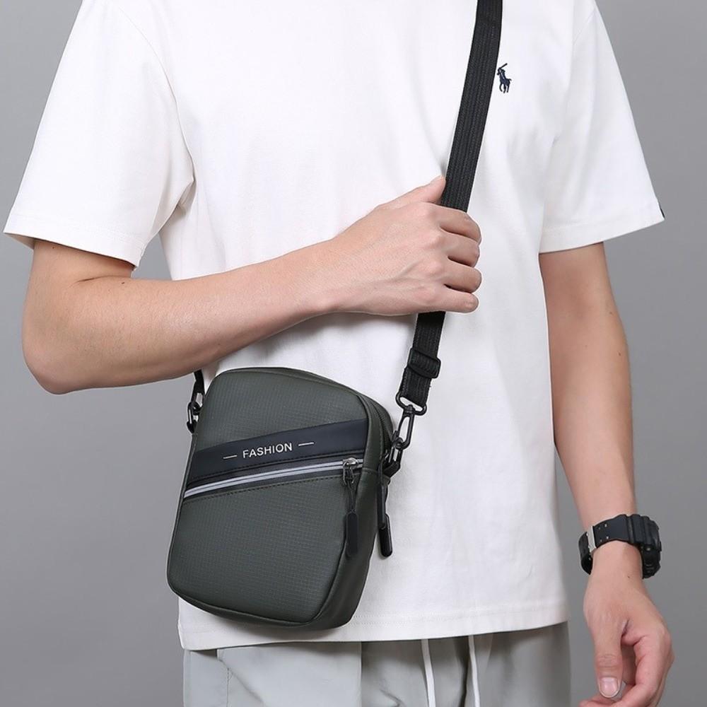 Large Capacity Man Messenger Bag PU Male Crossbody Bag Multifunctional Men's Shoulder Bag  Male