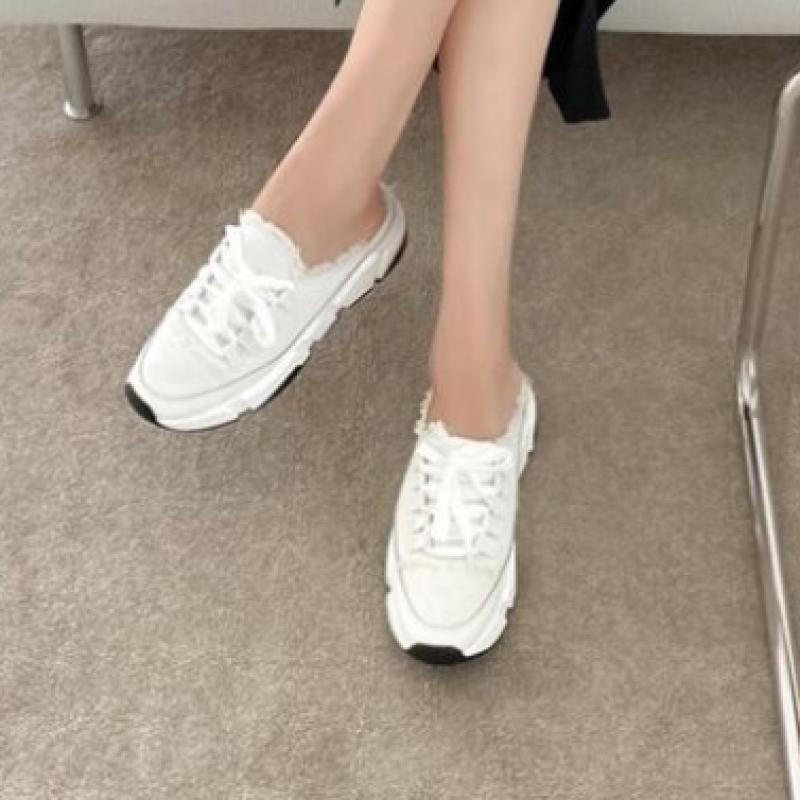 New ArrivalS Open Run Women S caSual backleSS SneakerS Blue