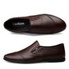 Genuine Leather Men Shoes Casual Luxury Mens Loafers Soft Moccasins Italian Breathable Summer Male Boat Shoes Plus Size 36-47