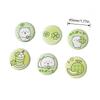 6Pcs Cute Cartoon Mini Cartoon Button Badge Kawaii Retro Girls Kids Backpack Pencil Bag Diy Decorative Brooch Pin Accessories