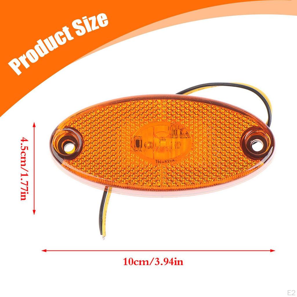 Brake Stop Lamp Clearance Marker Light Accessories 3.9 inch Indicators Indicator