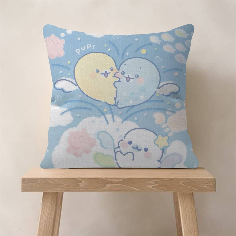 Kawaii Cartoon Mamegoma anime Pillow Gift Home Office Decoration Bedroom Sofa Car Cushion Cover case 45x45