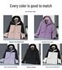 Unisex Windproof Waterproof Cotton Down Jacket with Velvet Lining – Thickened for Warmth and Cold Protection