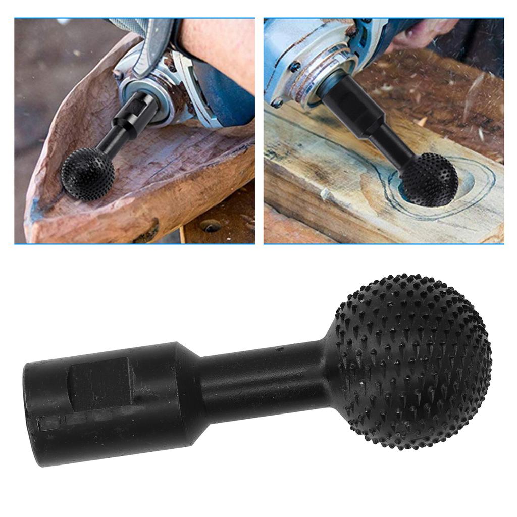 Spherical Wood Carving Burr Wear Resistant 10mm Woodworking   File for 100 Angle Grinder