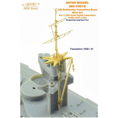 Infinimodel 1/700 IMS Series Japanese Navy Battleship Yamashiro (1938/1941/1944) Plastic Model Kit Parts (Fujifilm) IMS7018
