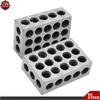 1-2-3 Blocks 23 Holes .0002" Machinist 123 Jig 1 Matched Pair High Precision US