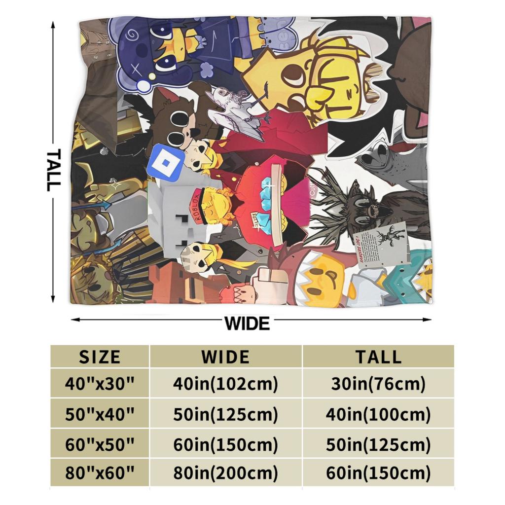 99 Nights in the Forests Blanket Multi-size Super Soft and Warm Video Games Throw Blankets for Sofa Couch and Bed